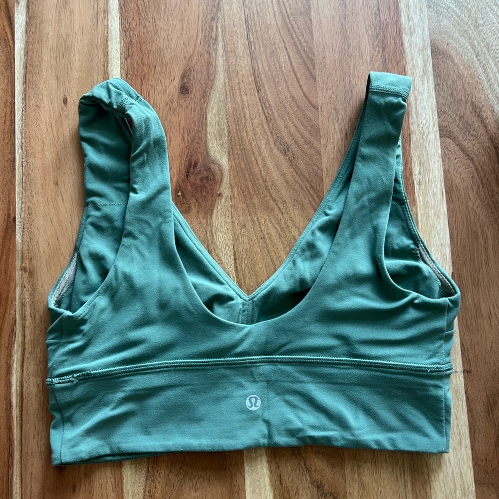 Lululemon Athletica Green Medium-Support Sports Bra